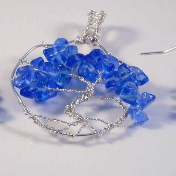 ❤️Tree-of-Life Necklace Handed Silver Craft Wire - Picture 1 of 5